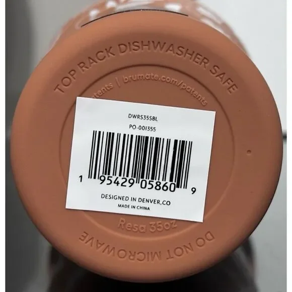 NWT Brumate LIMITED EDITION RESA 35oz Straw Tumbler, SANDSTONE BLOOM - Picture 7 of 7